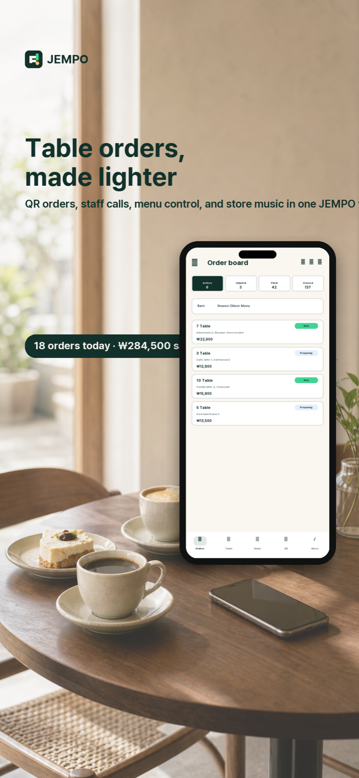 JEMPO mobile view
